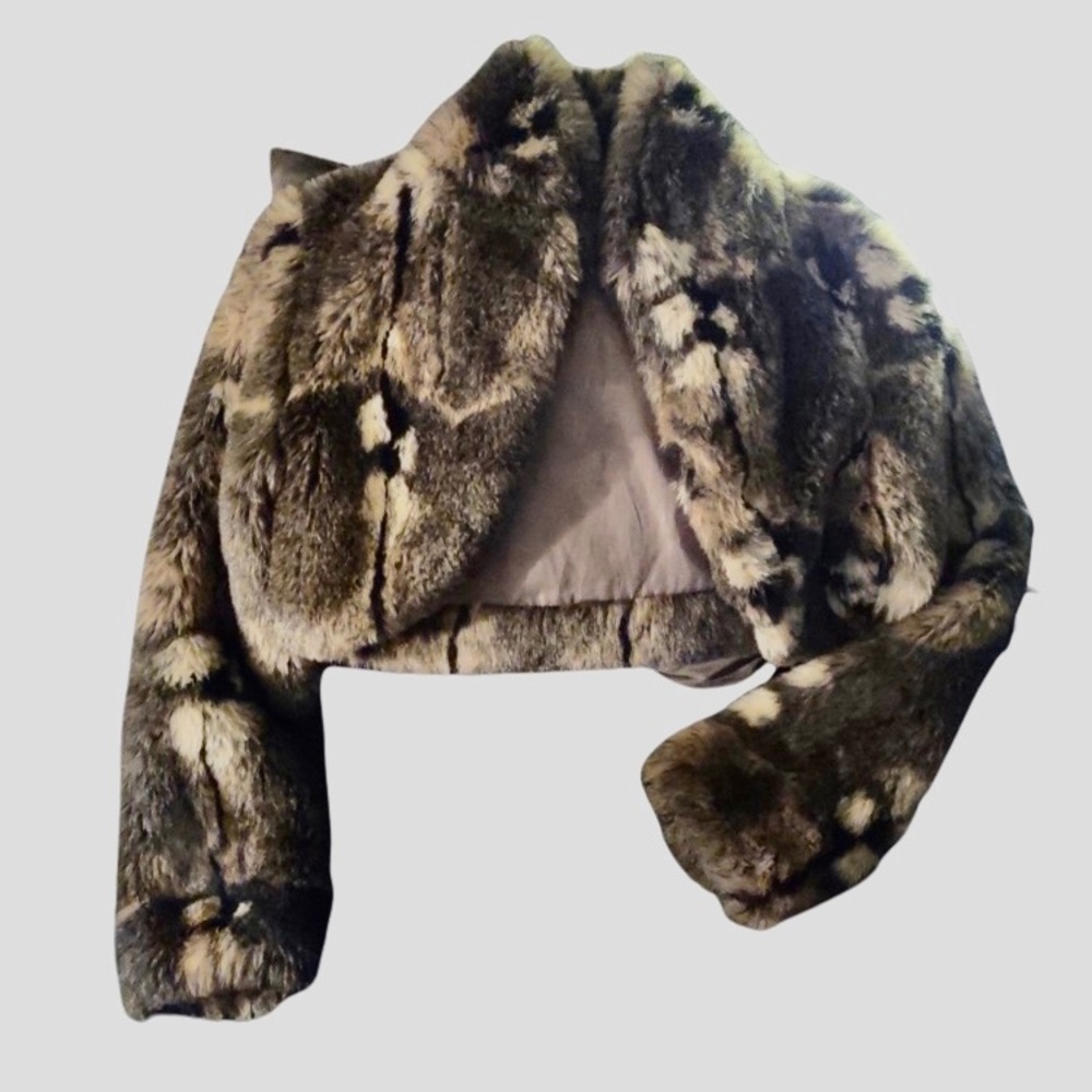 Faux Fur Cropped Jacket